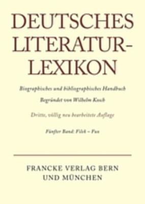 Deutsches Literatur-Lexikon / Filek - Fux - Wilhelm Kosch