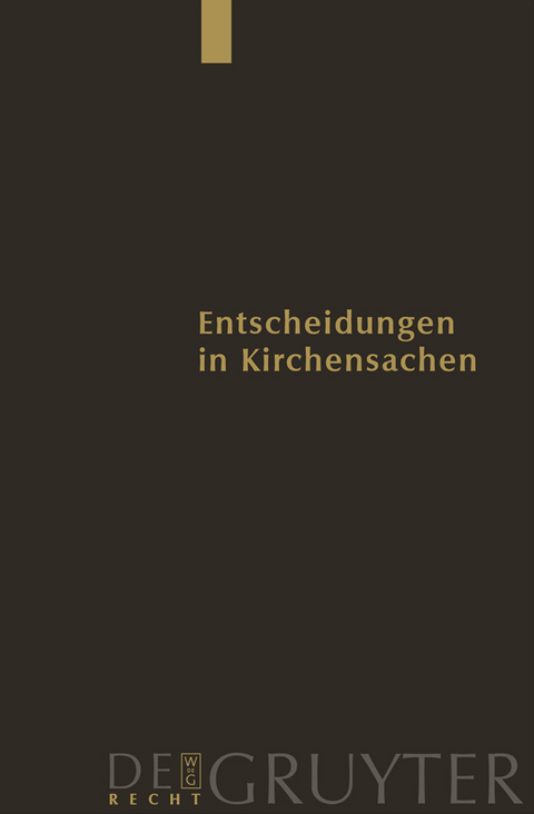 Entscheidungen in Kirchensachen seit 1946 / 1.1.-31.12.2005 - Manfred Baldus