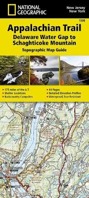 Appalachian Trail, Delaware Water Gap to Schaghticoke Mountain, New Jersey, New York -  National Geographic Maps