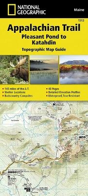 Appalachian Trail, Pleasant Pond to Katahdin, Maine -  National Geographic Maps