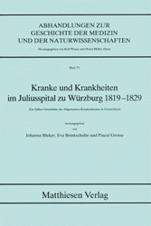 Kranke und Krankheiten im Juliusspital zu Würzburg 1819-1829 - 