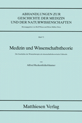 Medizin und Wissenschaftstheorie - Alfred Reckenfelderbäumer