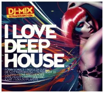I Love Deephouse. Vol.1, 3 Audio-CDs -  Various