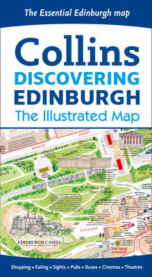 Discovering Edinburgh Illustrated Map - Dominic Beddow,  Collins Maps