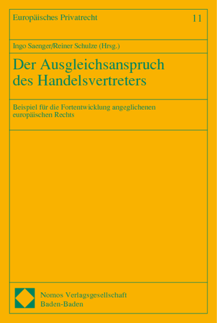 Der Ausgleichsanspruch des Handelsvertreters - 