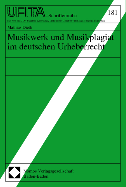 Musikwerk und Musikplagiat im deutschen Urheberrecht