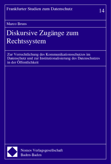 Diskursive Zugänge zum Rechtssystem - Marco Bruns