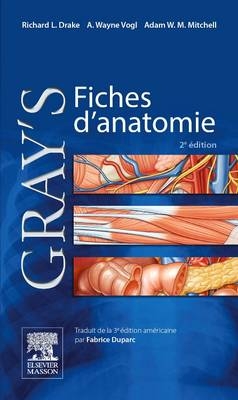 Gray's Fiches D'Anatomie - Richard L Drake, A Wayne Vogl, Adam W M Mitchell, Fabrice Duparc