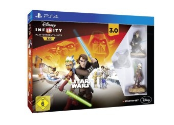 Disney Infinity 3.0, Star Wars, Starter-Set, 1 PS4-Blu-ray Disc + 2 Figuren u. Infinity Base