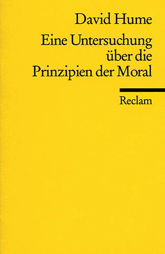 Eine Untersuchung über die Prinzipien der Moral - David Hume