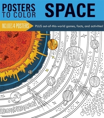 Posters to Color: Space - Running Press