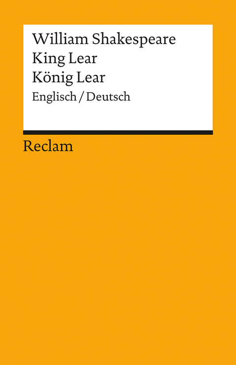 King Lear / König Lear - William Shakespeare