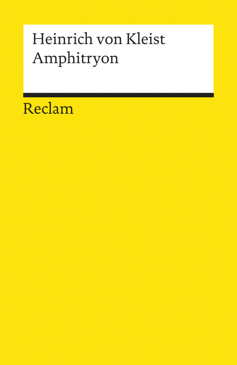 Amphitryon - Heinrich von Kleist