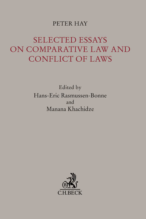Selected Essays on Comparative Law and Conflict of Laws - Peter Hay