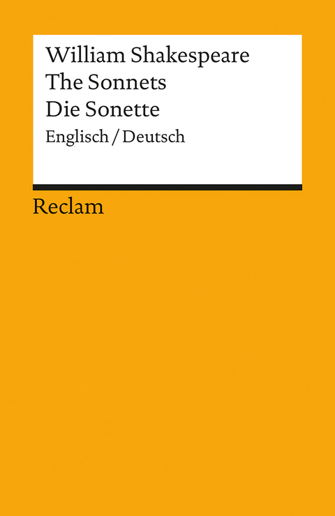 The Sonnets / Die Sonette - William Shakespeare