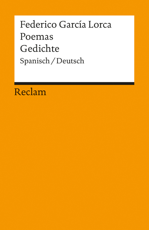 Poemas / Gedichte. Spanisch/Deutsch - Federico García Lorca