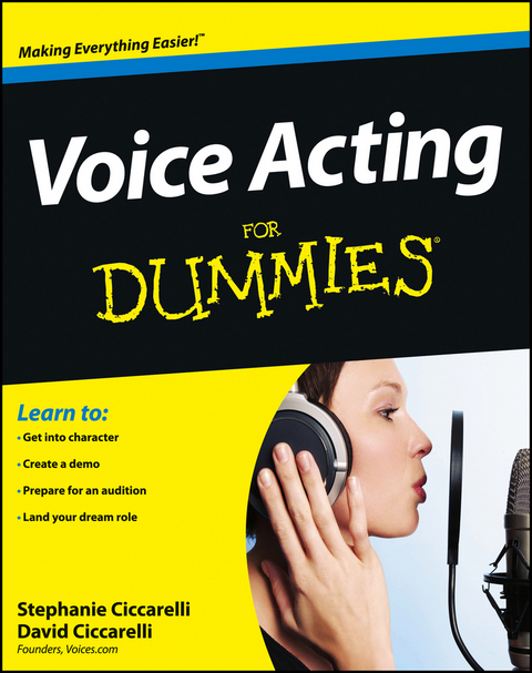 Voice Acting For Dummies - David Ciccarelli, Stephanie Ciccarelli