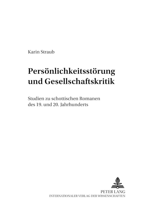 Persönlichkeitsstörung und Gesellschaftskritik - Karin Prommersberger