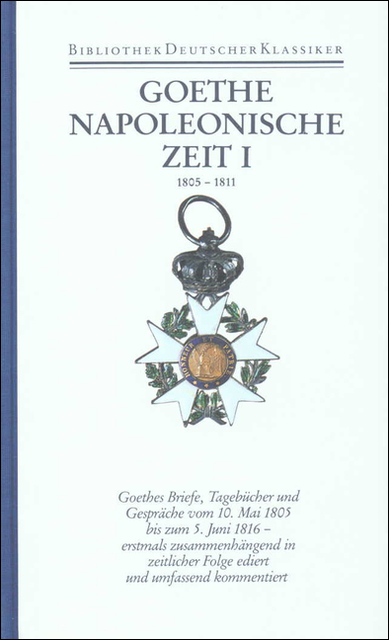 Sämtliche Werke. Briefe, Tagebücher und Gespräche. 40 in 45 Bänden in 2 Abteilungen - Johann Wolfgang Goethe