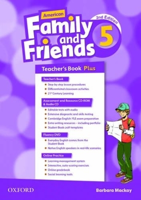 American Family and Friends: Level Five: Teacher's Book Plus - Naomi Simmons, Tamzin Thompson, Jenny Quintana