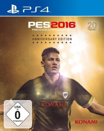 PES 2016, Pro Evolution Soccer, PS4-Blu-ray Disc, Anniversary Edition