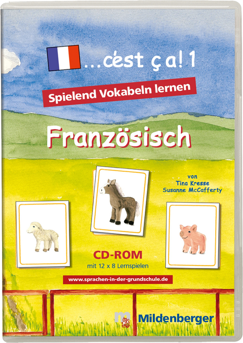 ... c'est ca!. Lernspiele für den Französischunterricht / „... c’est ça 1“ – Lernsoftware, Einzellizenz - Tina Kresse, Susanne Schurig