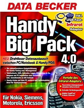 Handy Big Pack 4.0 Infrarot, 1 CD-ROM m. USB-Fast-Infrarot Adapter