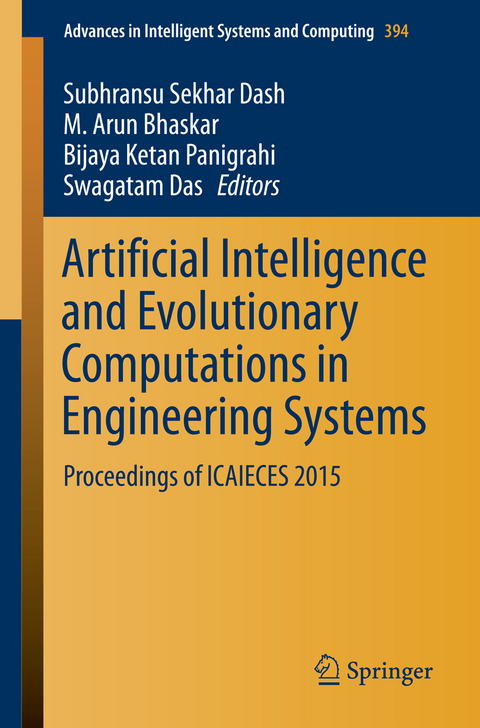 Artificial Intelligence and Evolutionary Computations in Engineering Systems - 