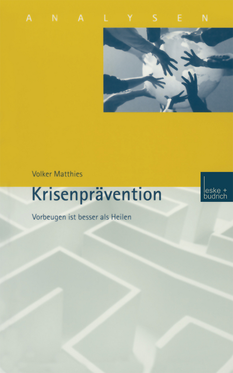 Krisenprävention - Volker Matthies