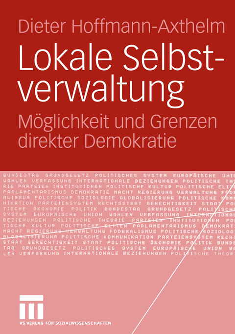 Lokale Selbstverwaltung - Dieter Hoffmann-Axthelm