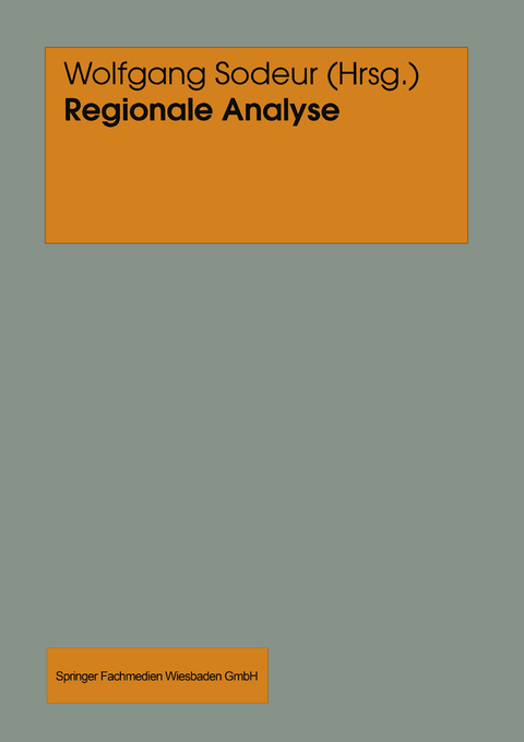 Regionale Analyse mit kleinen Gebietseinheiten - 