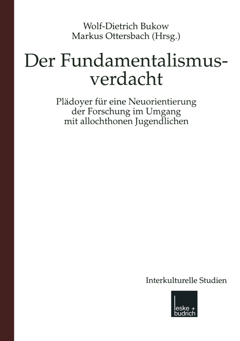 Fundamentalismusverdacht - 