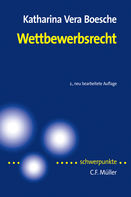 Wettbewerbsrecht - Katharina Vera Boesche