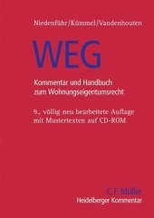 WEG. Kommentar und Handbuch zum Wohnungseigentumsrecht - Werner Niedenführ, Egbert Kümmel, Nicole Vandenhouten