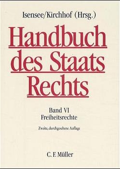 Handbuch des Staatsrechts der Bundesrepublik Deutschland / Handbuch des Staatsrechts - 