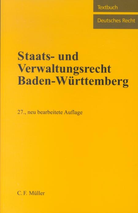 Staats- und Verwaltungsrecht Baden-Württemberg - 