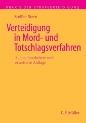 Verteidigung in Mord- und Totschlagsverfahren - Steffen Stern