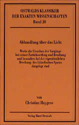 Abhandlung über das Licht - Christian Huygens