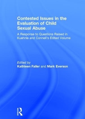 Contested Issues in the Evaluation of Child Sexual Abuse - 