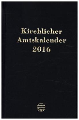 Kirchlicher Amtskalender 2016 – schwarz - 