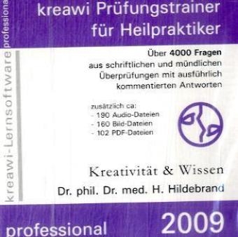 kreawi-Prüfungstrainer für Heilpraktiker CD-ROM Lernsoftware, professional - 