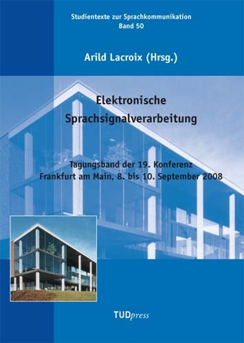 Elektronische Sprachsignalverarbeitung - 