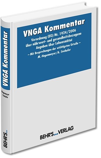 VNGA Kommentar - Prof. Dr. Moritz Hagenmeyer, Dr. Astrid Seehafer