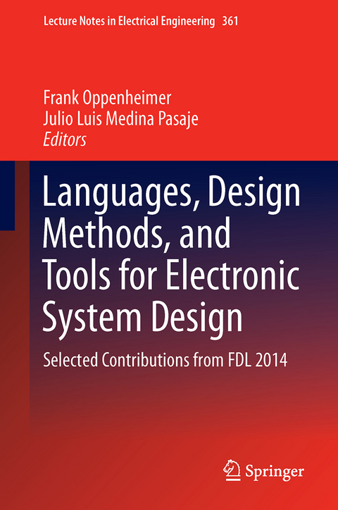 Languages, Design Methods, and Tools for Electronic System Design - 