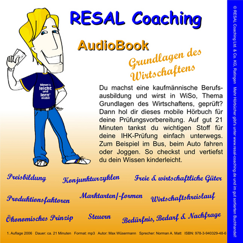 RESAL Coaching AudioBook Grundlagen des Wirtschaftens - Max Wüsermann