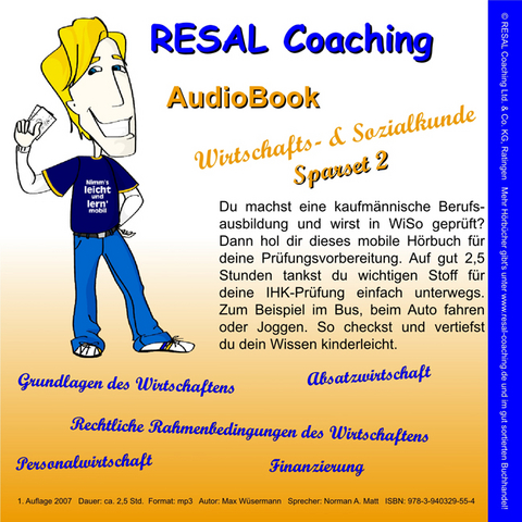 RESAL Coaching AudioBook Wirtschafts- & Sozialkunde - Spar-Set 2 - Max Wüsermann