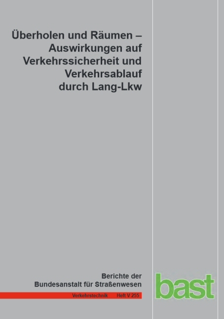 Überholen und Räumen - R. Roos, M. Zimmermann, S. B. Riffel
