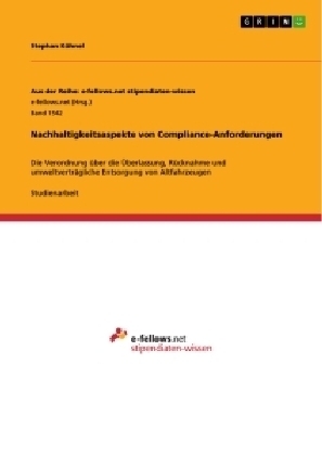 Nachhaltigkeitsaspekte von Compliance-Anforderungen - Stephan KÃ¼hnel