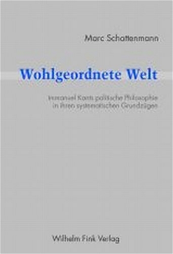 Wohlgeordnete Welt - M.A. Marc Schattenmann, Marc Schattenmann