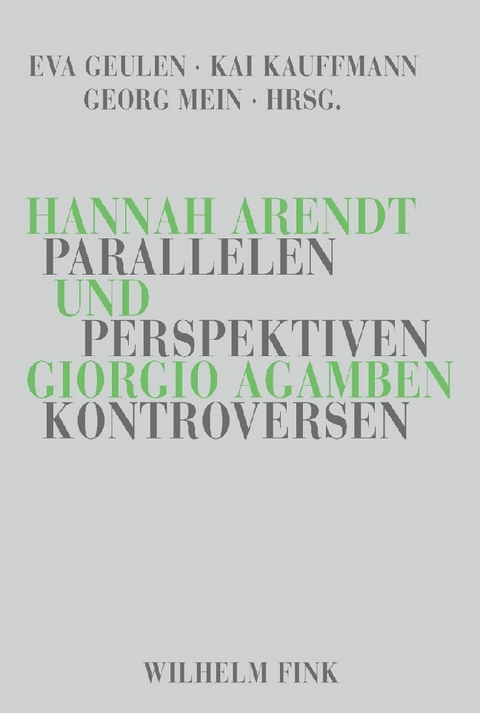 Hannah Arendt und Giorgio Agamben - 